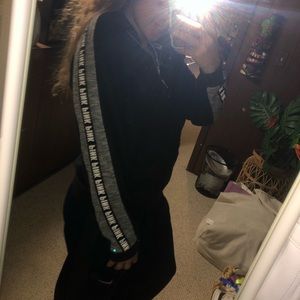 PINK black and white hoodie